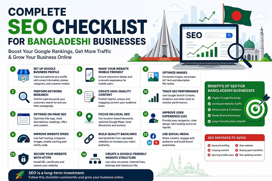 Complete SEO Checklist for Bangladeshi Businesses