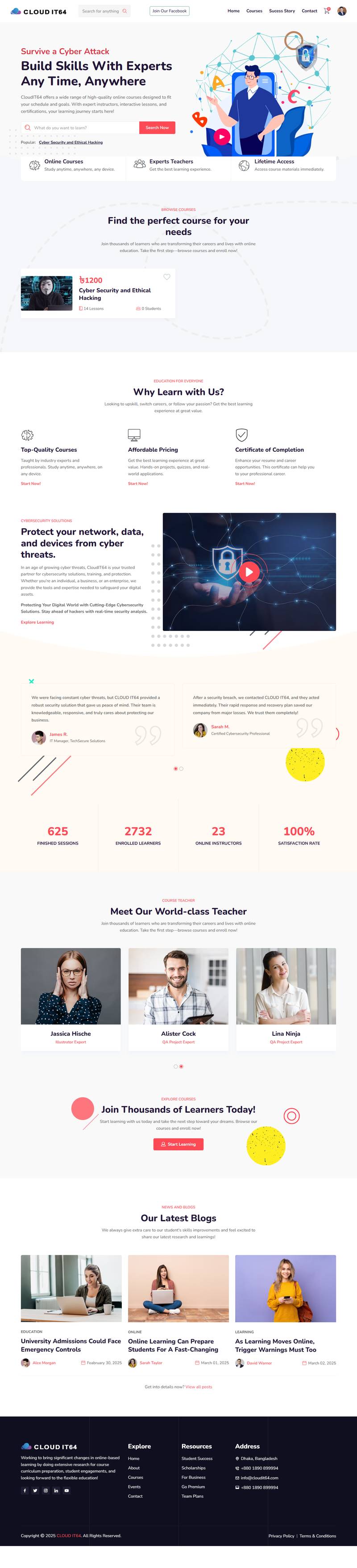 Cloud IT — full website screenshot